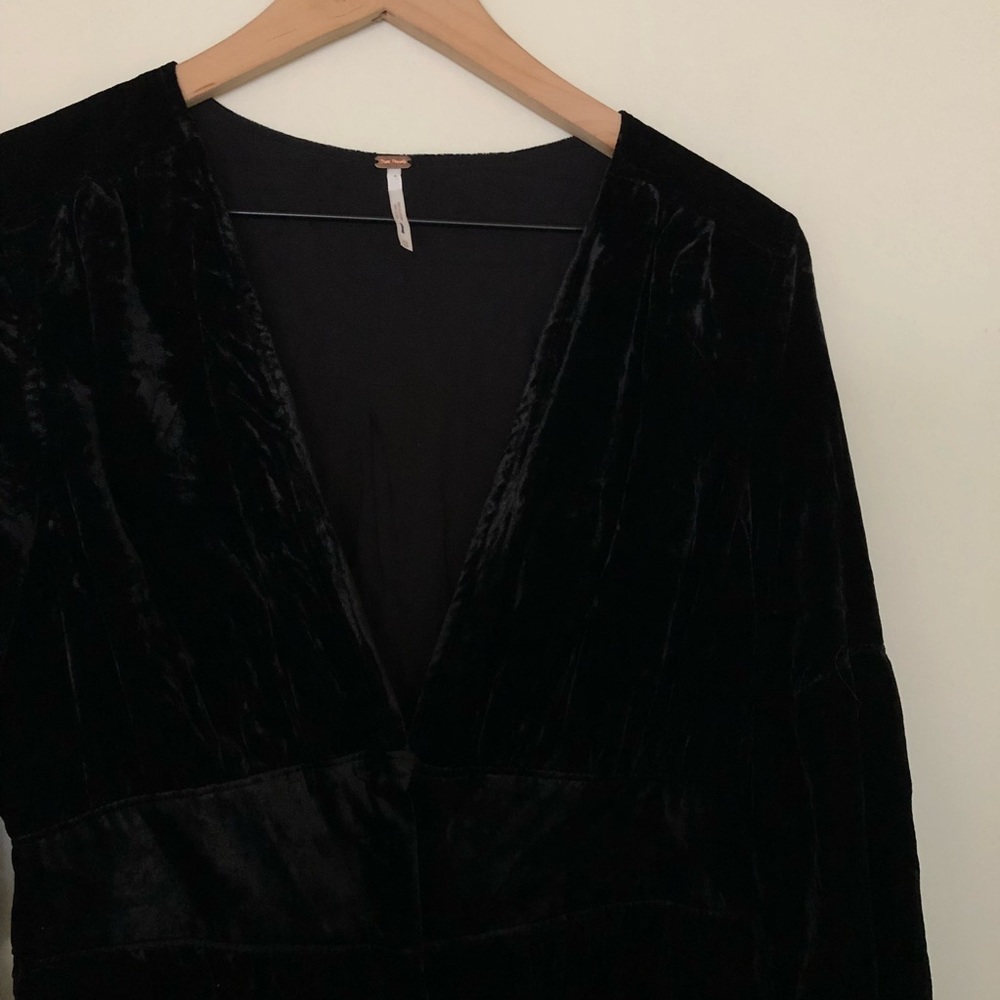 Free People | Velvet Jumpsuit - Picture 3 of 8
